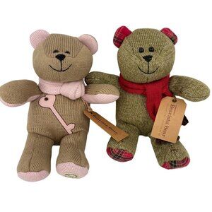 Starbucks Bearista Bears Knitted Plush 88th & 89th Edition 2009 & 2010